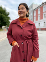 Last inn bildet i Galleri-visningsprogrammet, Dianas Vintage kåper Franz Coat - burgunder
