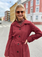 Last inn bildet i Galleri-visningsprogrammet, Dianas Vintage kåper Franz Coat - burgunder
