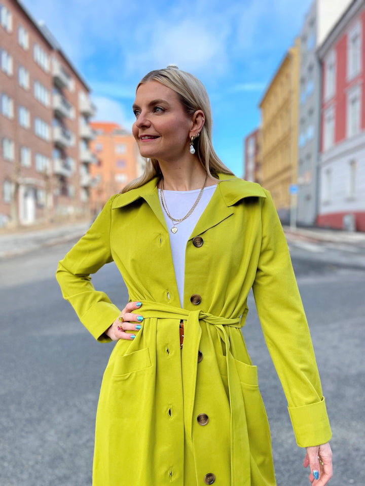 Dianas Vintage kåper Franz Coat - lime