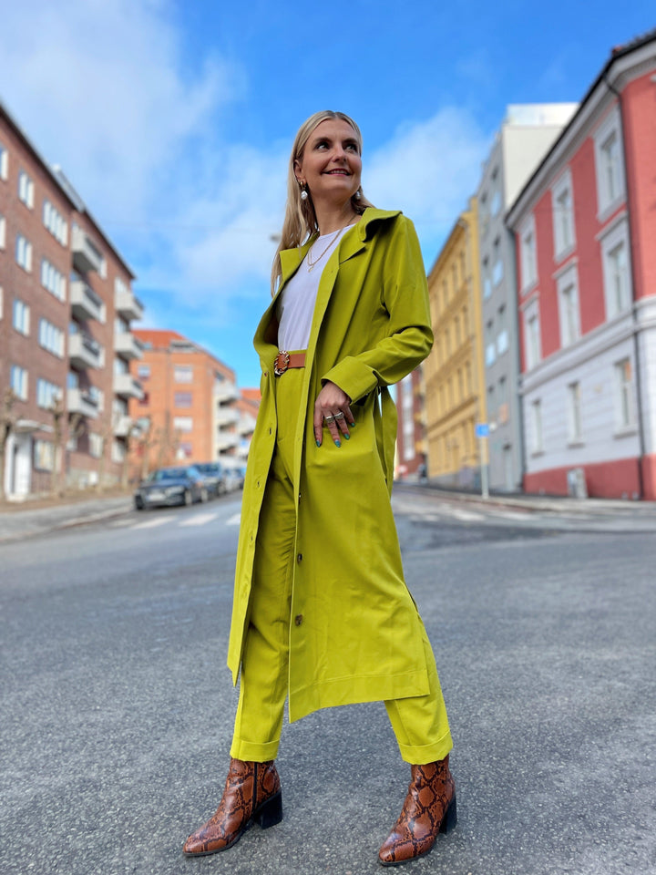 Dianas Vintage kåper Franz Coat - lime