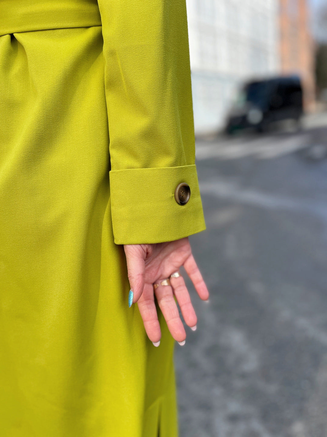 Dianas Vintage kåper Franz Coat - lime