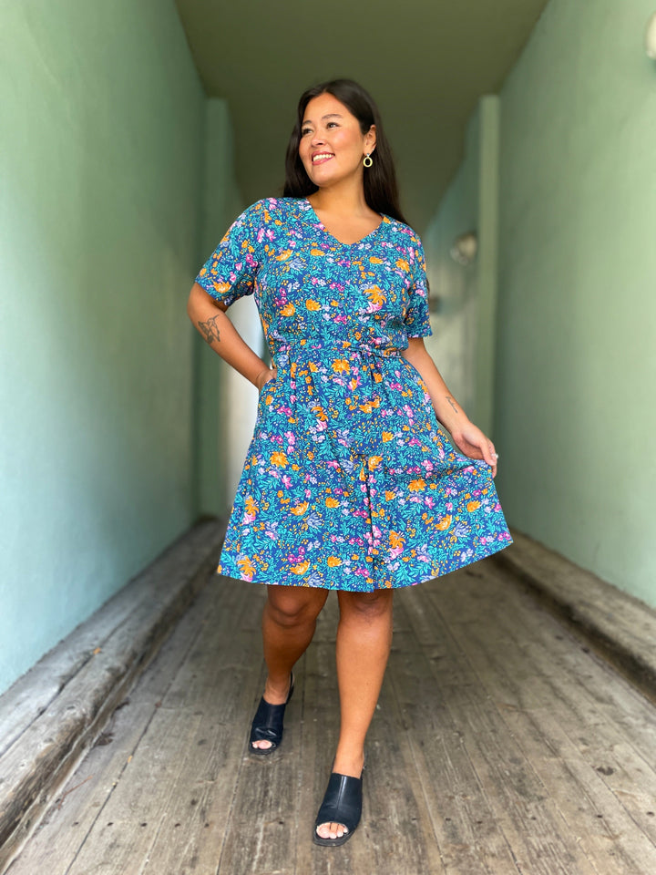Dianas Vintage kjoler Betty Button dress - florence floral