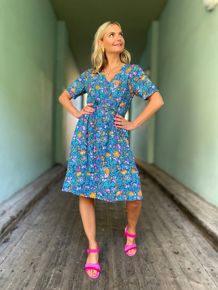 Dianas Vintage kjoler Betty Button dress - florence floral