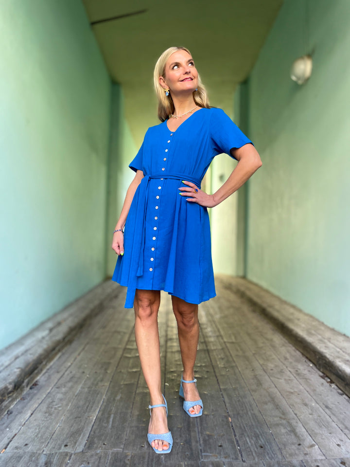 Dianas Vintage kjoler Betty Button dress - skydiver