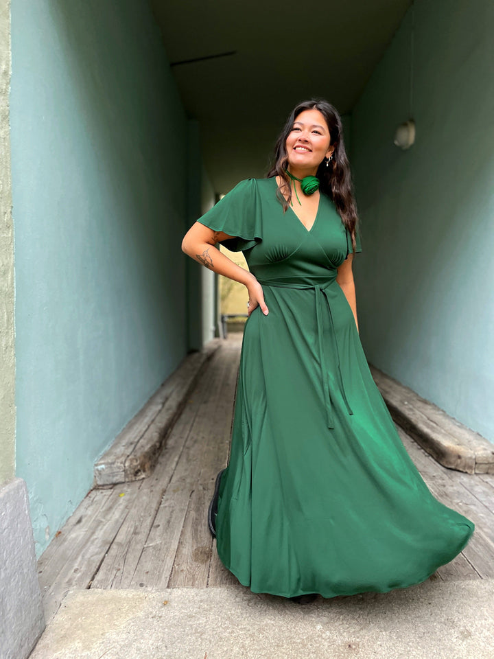 Dianas Vintage kjoler Diana Dress - emerald