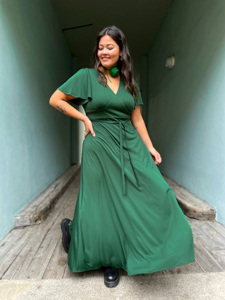 Dianas Vintage kjoler Diana Dress - emerald