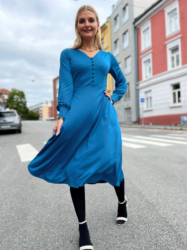 Dianas Vintage kjoler Ellen Dress - beautiful blue