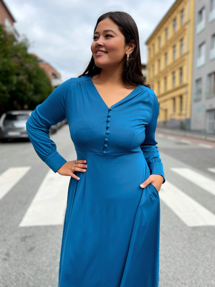 Dianas Vintage kjoler Ellen Dress - beautiful blue