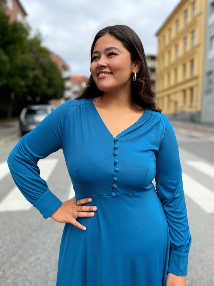 Dianas Vintage kjoler Ellen Dress - beautiful blue