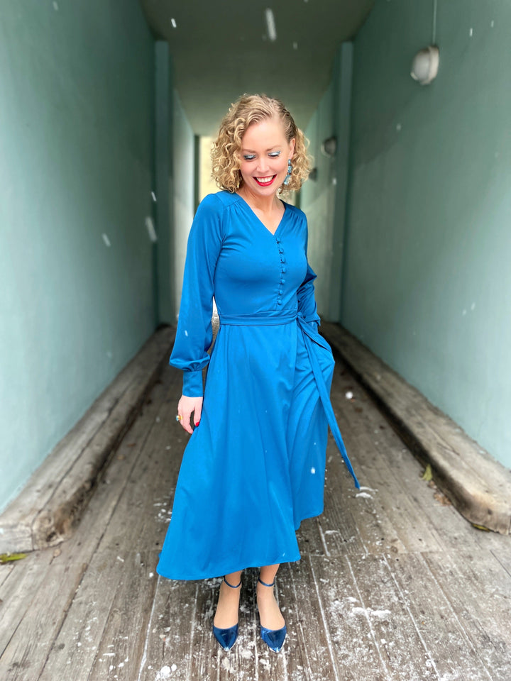 Dianas Vintage kjoler Ellen Dress - beautiful blue