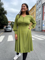 Last inn bildet i Galleri-visningsprogrammet, Dianas Vintage kjoler Ellen Dress - woodbine
