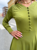 Last inn bildet i Galleri-visningsprogrammet, Dianas Vintage kjoler Ellen Dress - woodbine
