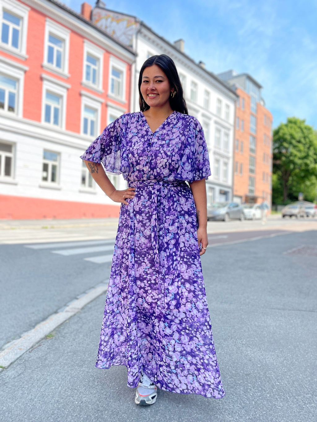 Dianas Vintage kjoler Garden dress - lilac