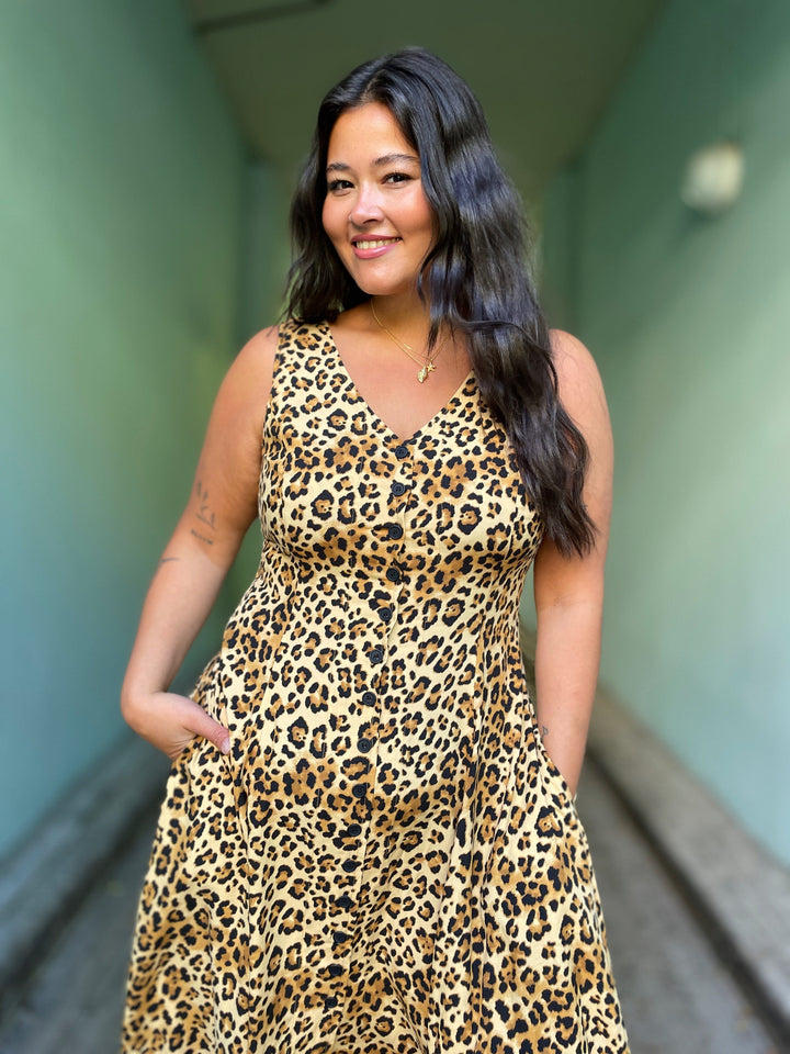 Dianas Vintage kjoler Lily dress - leopard