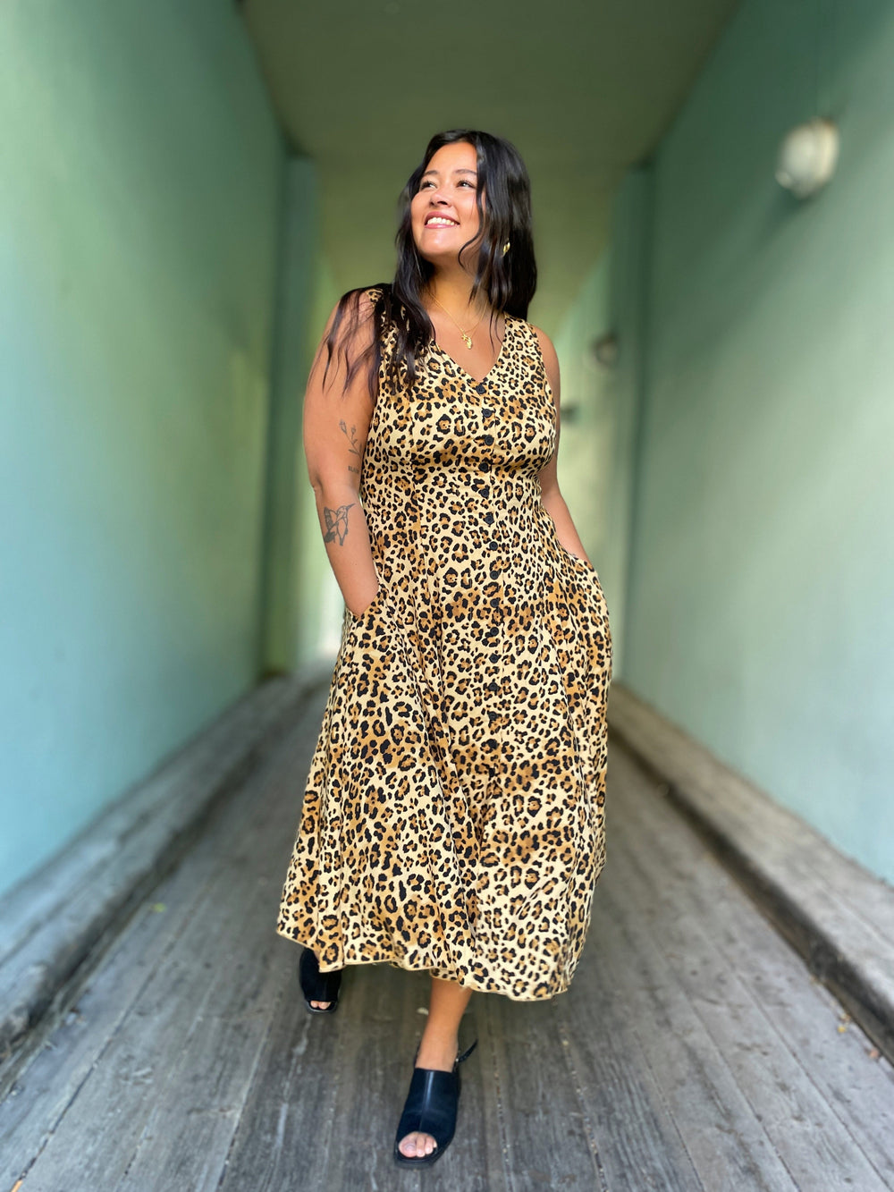 Dianas Vintage kjoler Lily dress - leopard