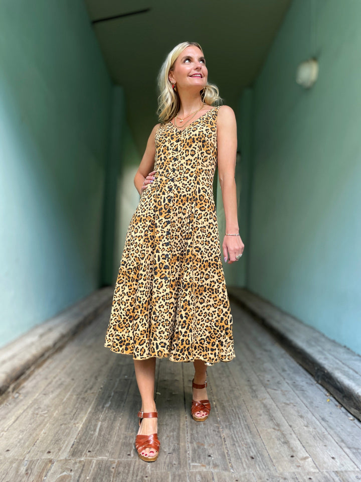Dianas Vintage kjoler Lily dress - leopard