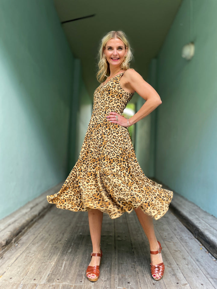 Dianas Vintage kjoler Lily dress - leopard