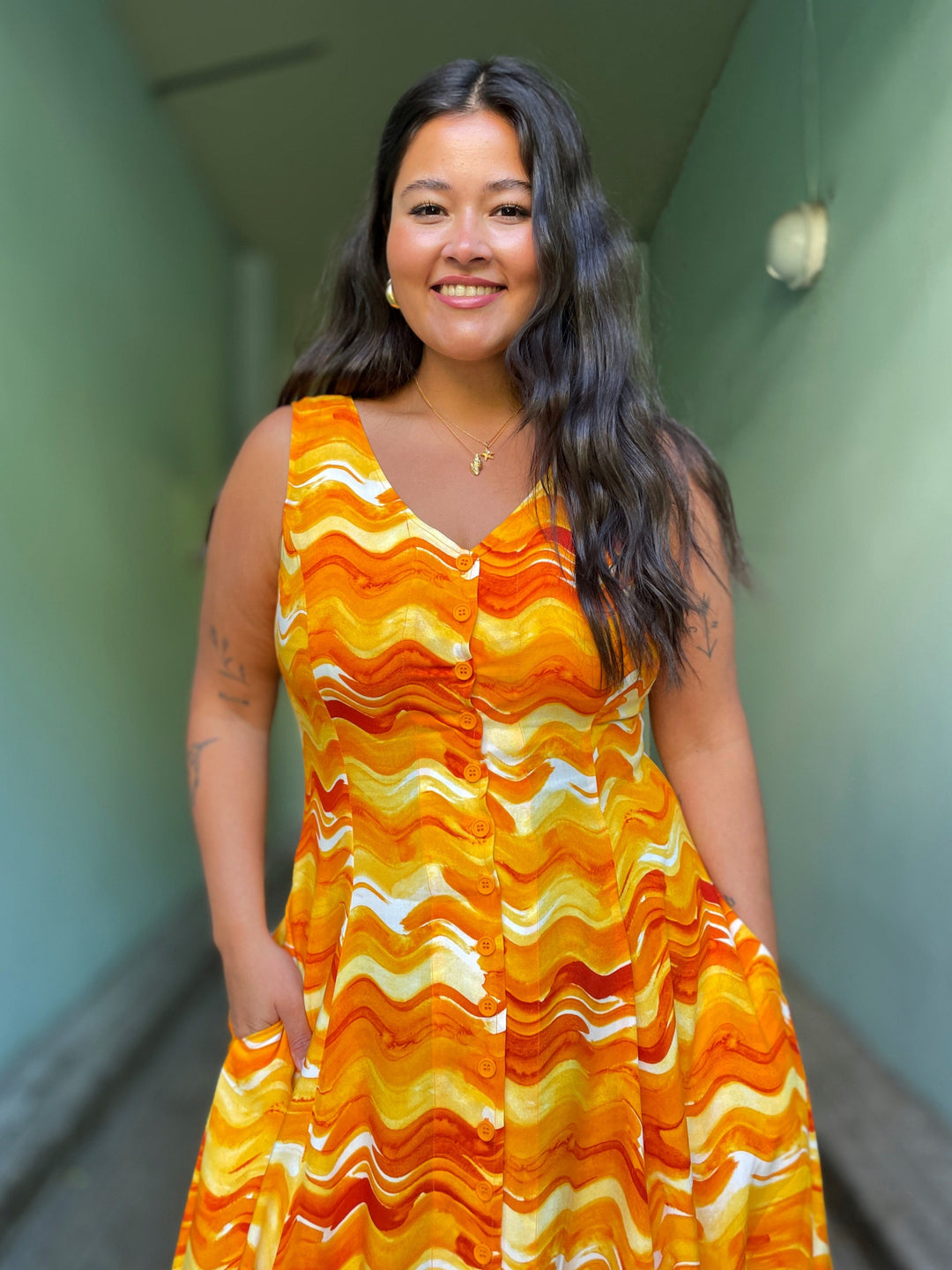 Dianas Vintage kjoler Lily dress - solskinn