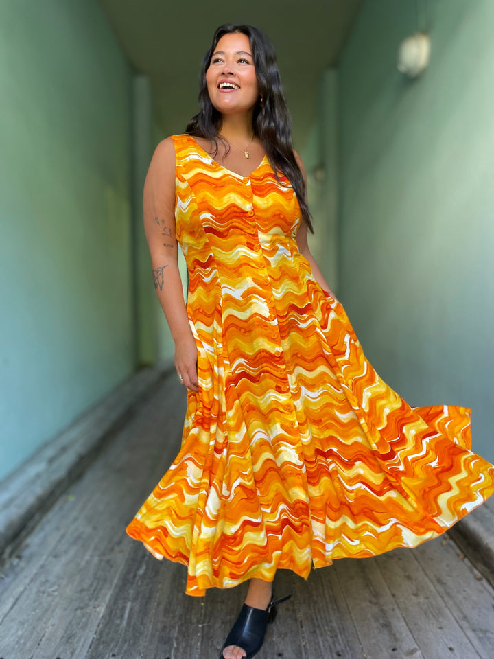 Dianas Vintage kjoler Lily dress - solskinn