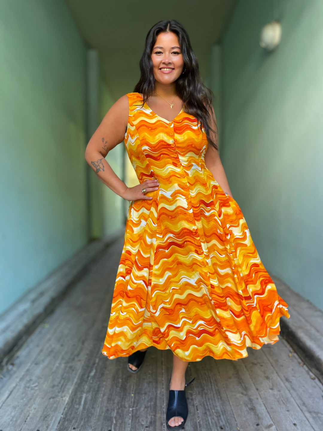 Dianas Vintage kjoler Lily dress - solskinn