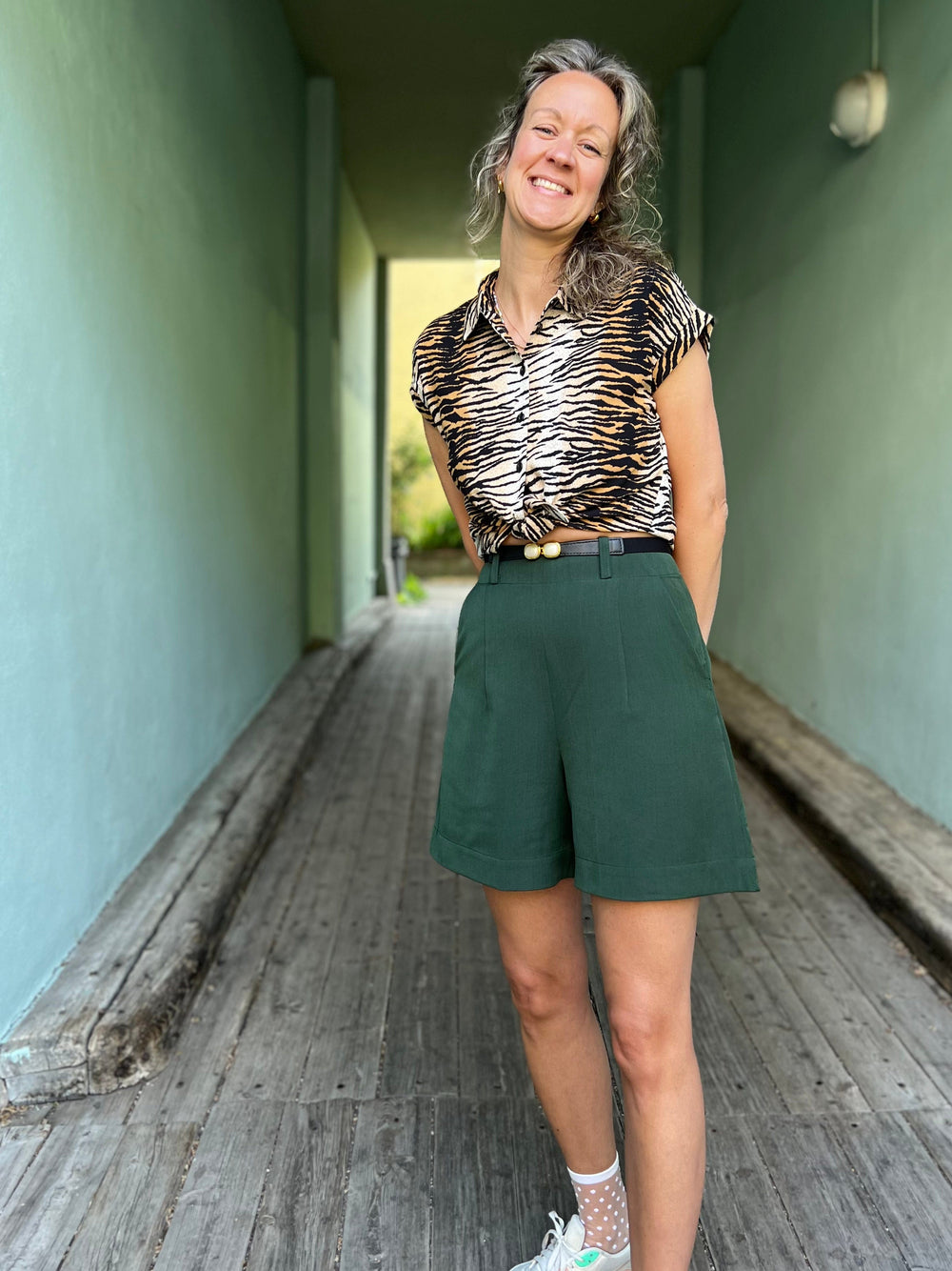 Dianas Vintage shorts Frida shorts - dark green