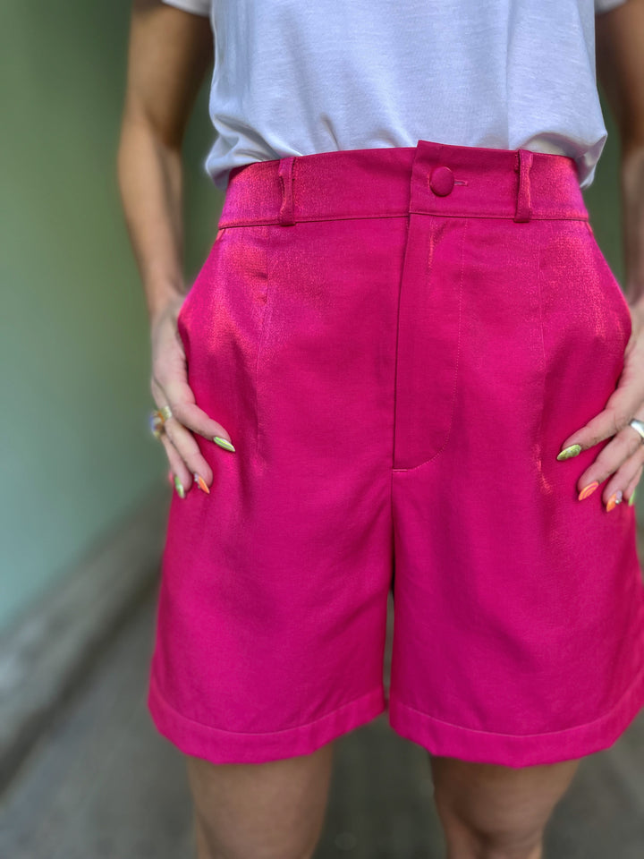 Dianas Vintage shorts Frida shorts - shiny pink
