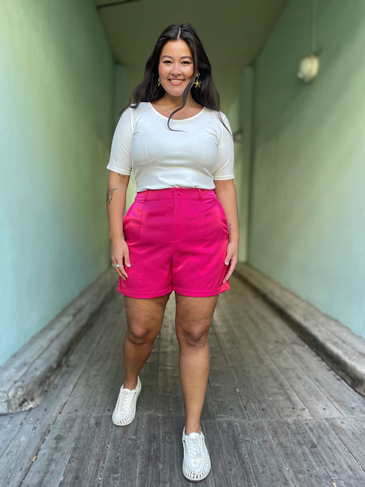 Dianas Vintage shorts Frida shorts - shiny pink
