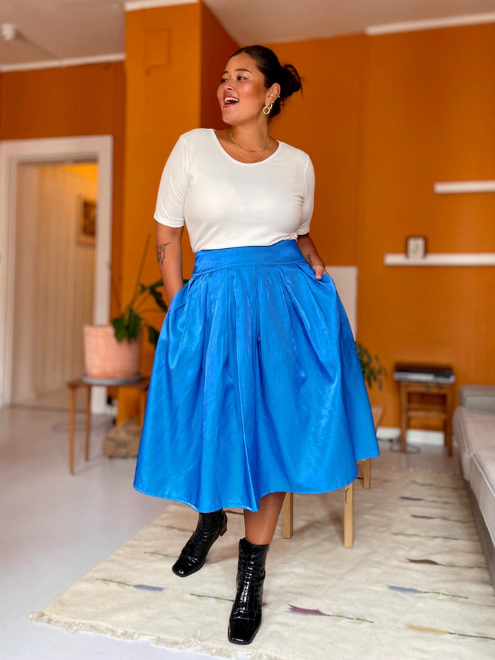Dianas Vintage skjørt Party skirt - blue