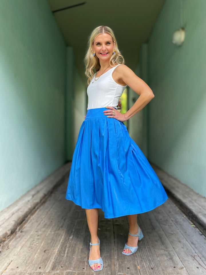 Dianas Vintage skjørt Party skirt - blue