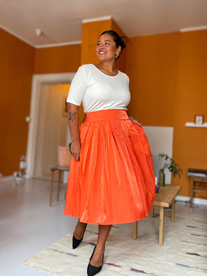 Dianas Vintage skjørt Party skirt - orange