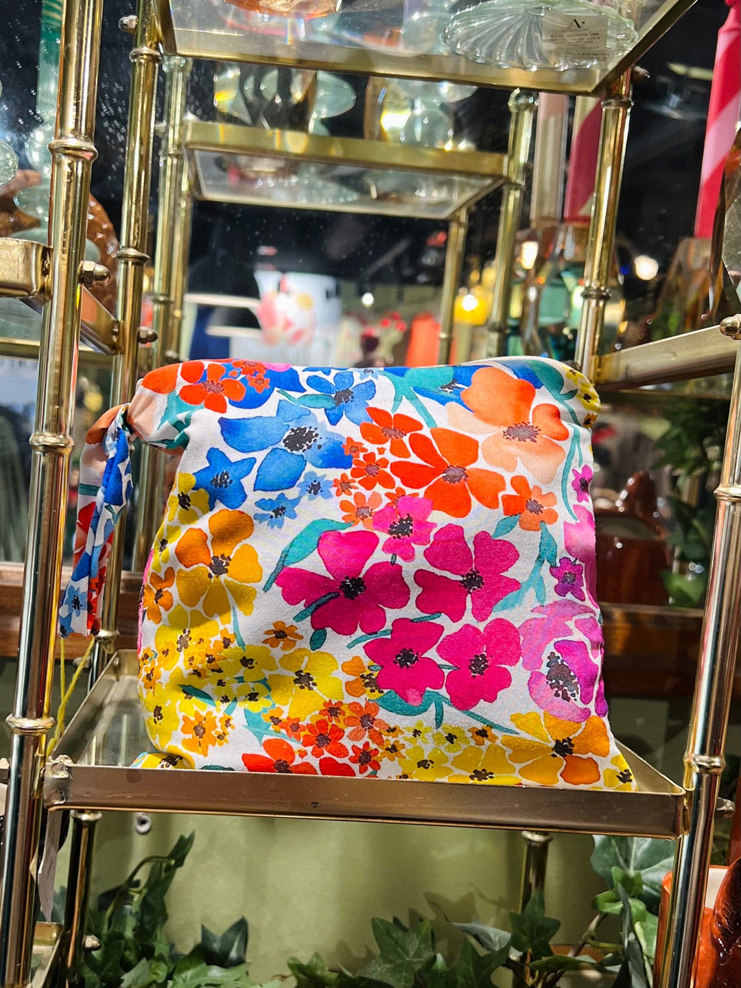 Dianas Vintage Sminkepung Sminkepung av restestoff - summer garden