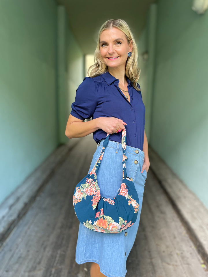 Dianas Vintage vesker Veske av restestoff - Ziggy floral