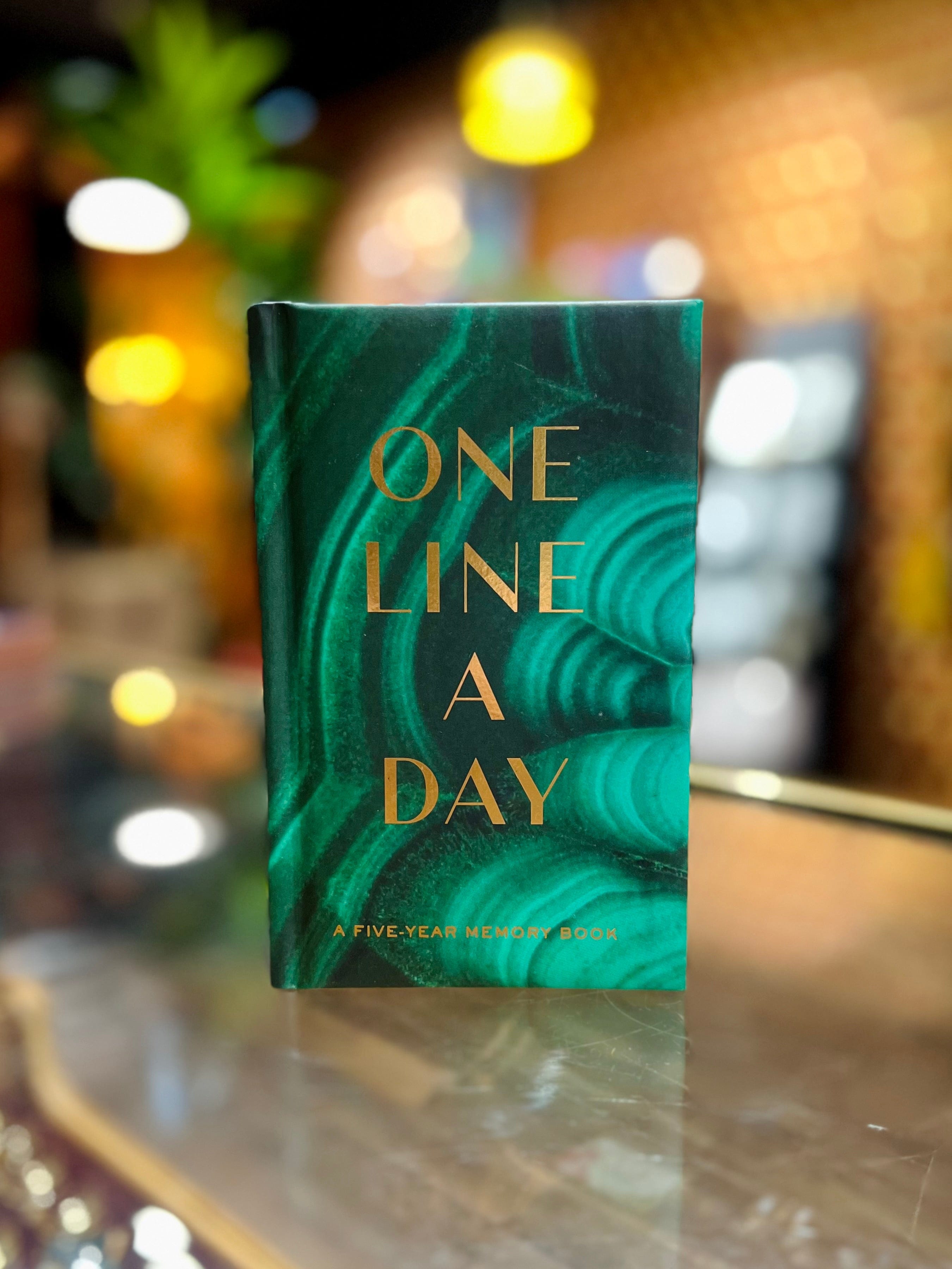 Malachite Green One Line a Day: A Five-Year Memory Book – Frøken Dianas ...