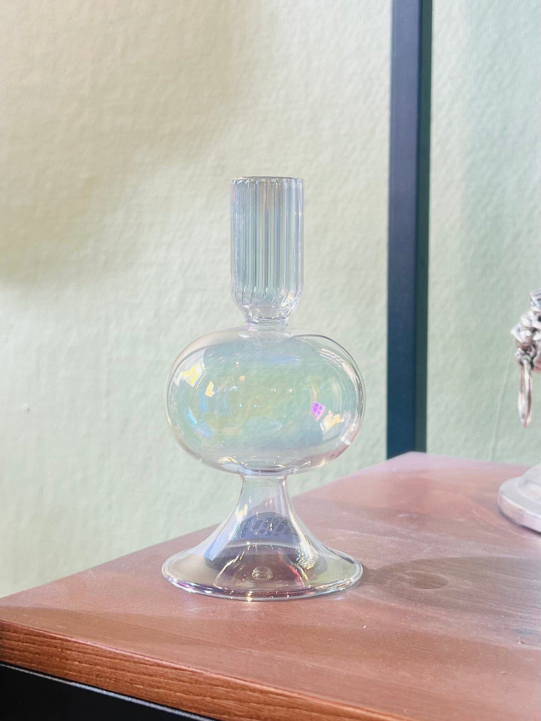 Eja Lysestake Lysestake glass - regnbue