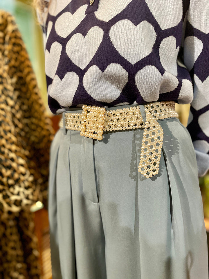 Frøken Dianas salonger belter Perlebelte