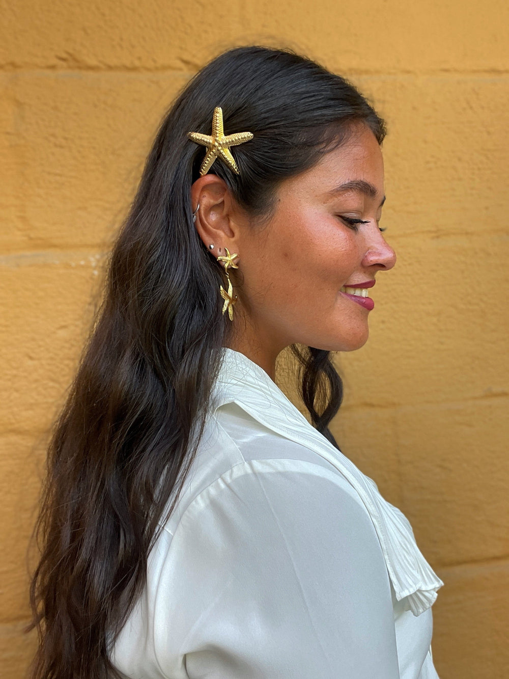 Frøken Dianas salonger Hårpynt Hårkam sjøstjerne