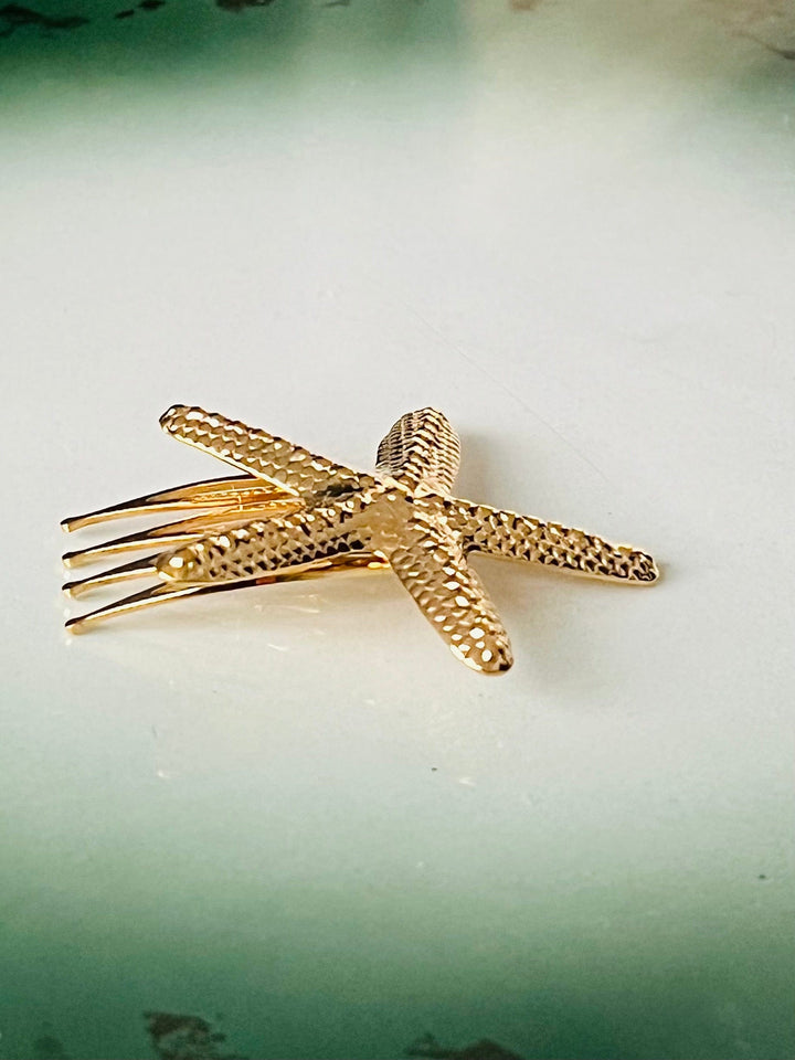 Frøken Dianas salonger Hårpynt Hårkam sjøstjerne