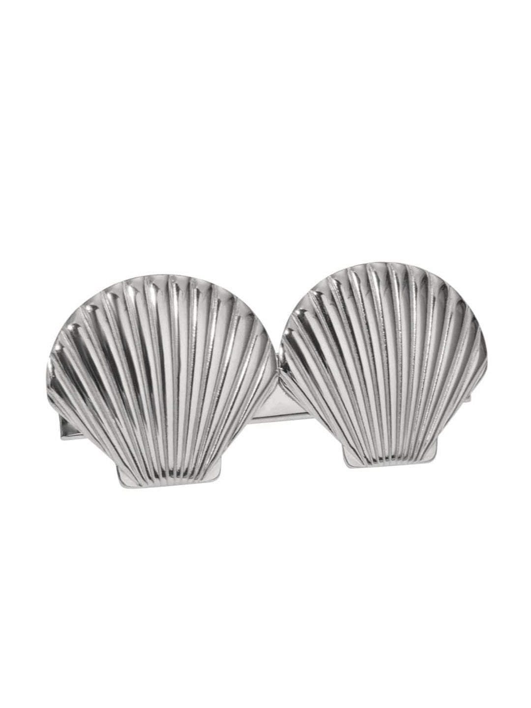 Frøken Dianas salonger Hårpynt Hårklemme hjerteskjell - sølv