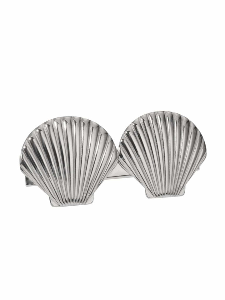 Frøken Dianas salonger Hårpynt Hårklemme hjerteskjell - sølv