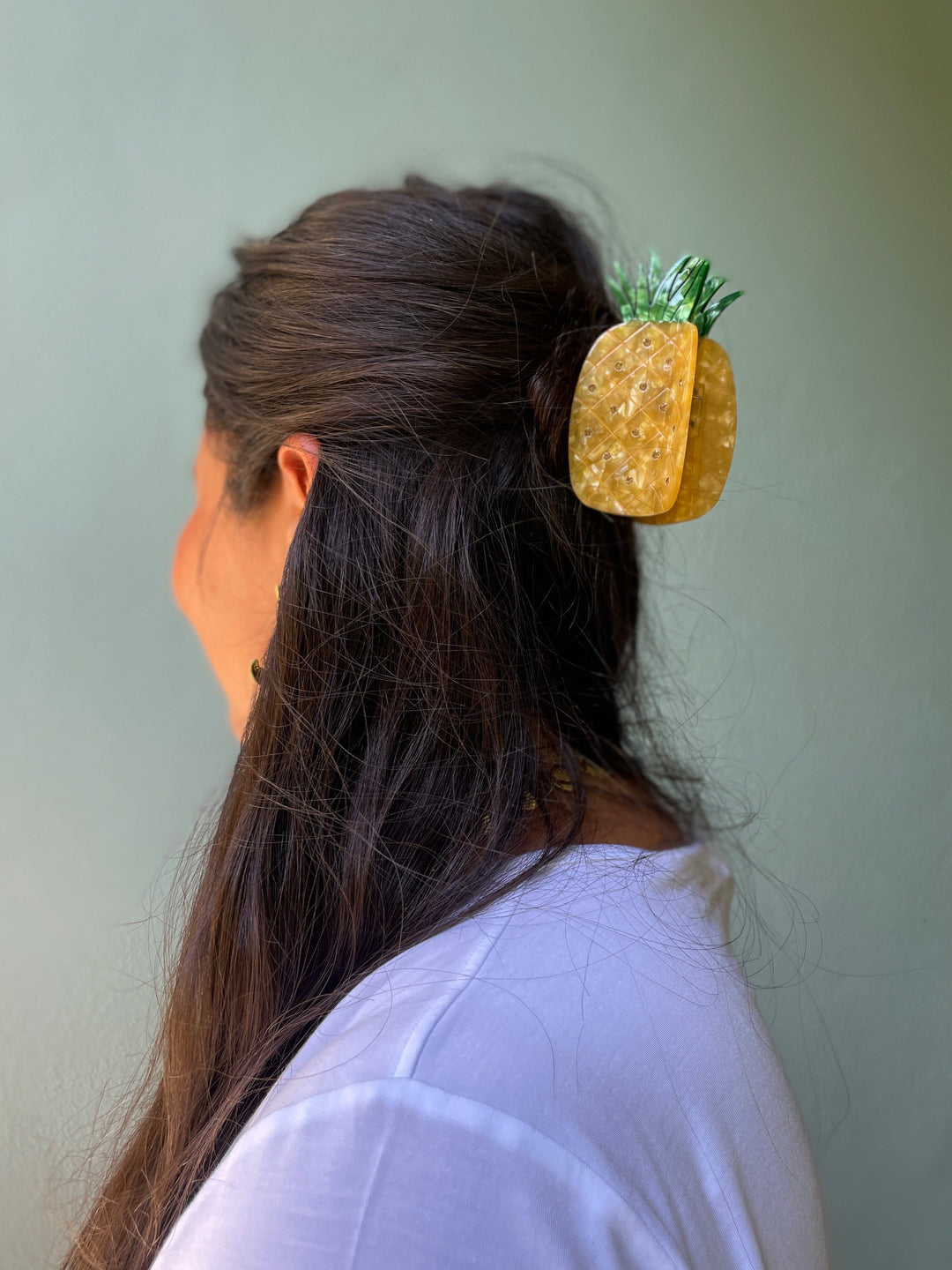 Frøken Dianas salonger hårpynt Hårklype ananas