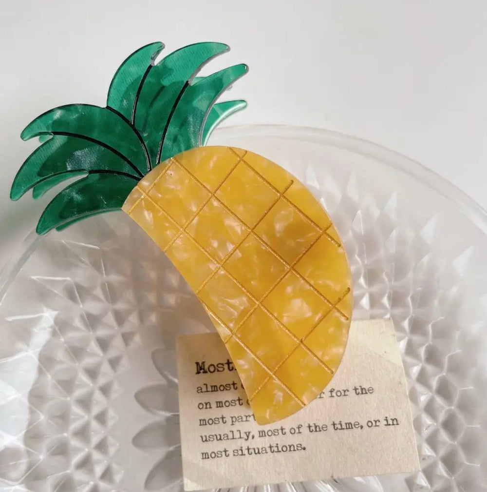 Frøken Dianas salonger hårpynt Hårklype - ananas