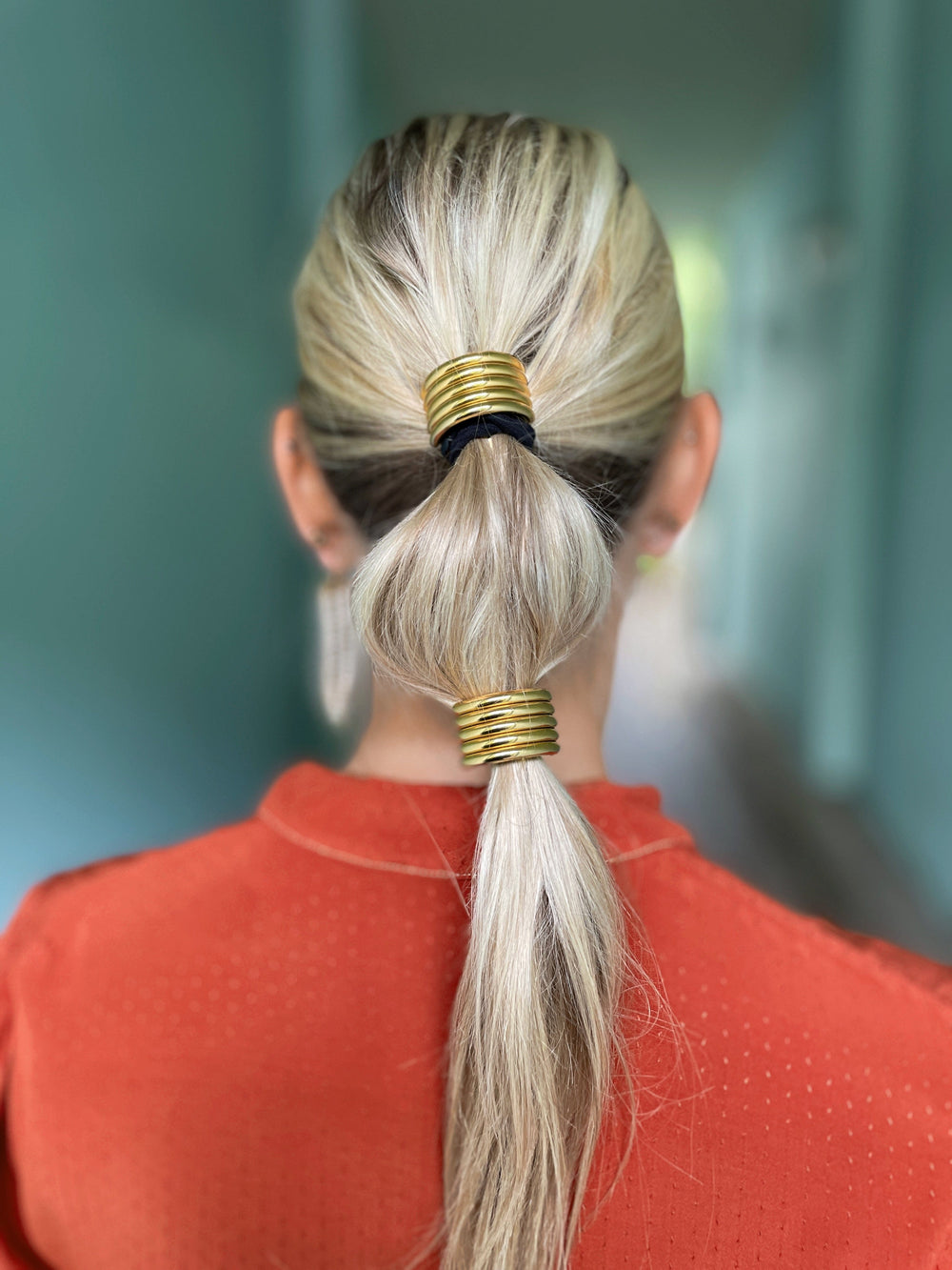 Frøken Dianas salonger Hårpynt Hårpynt - tre lags cuff - gull