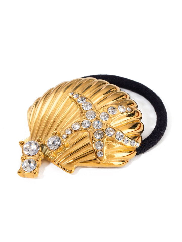 Frøken Dianas salonger Hårpynt Hårstrikk - glitrende skjell