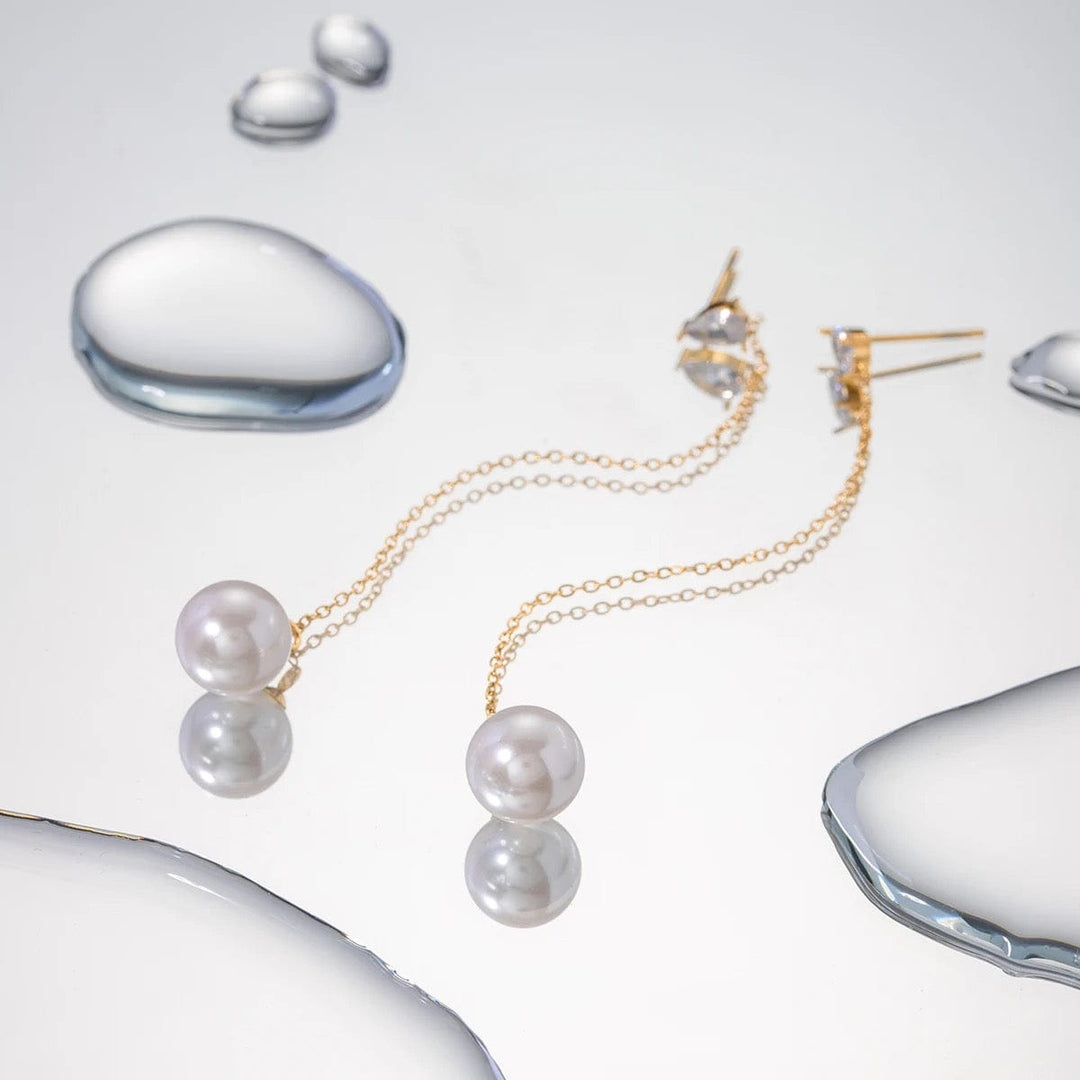 Frøken Dianas salonger øredobber Disco pearl øredobber