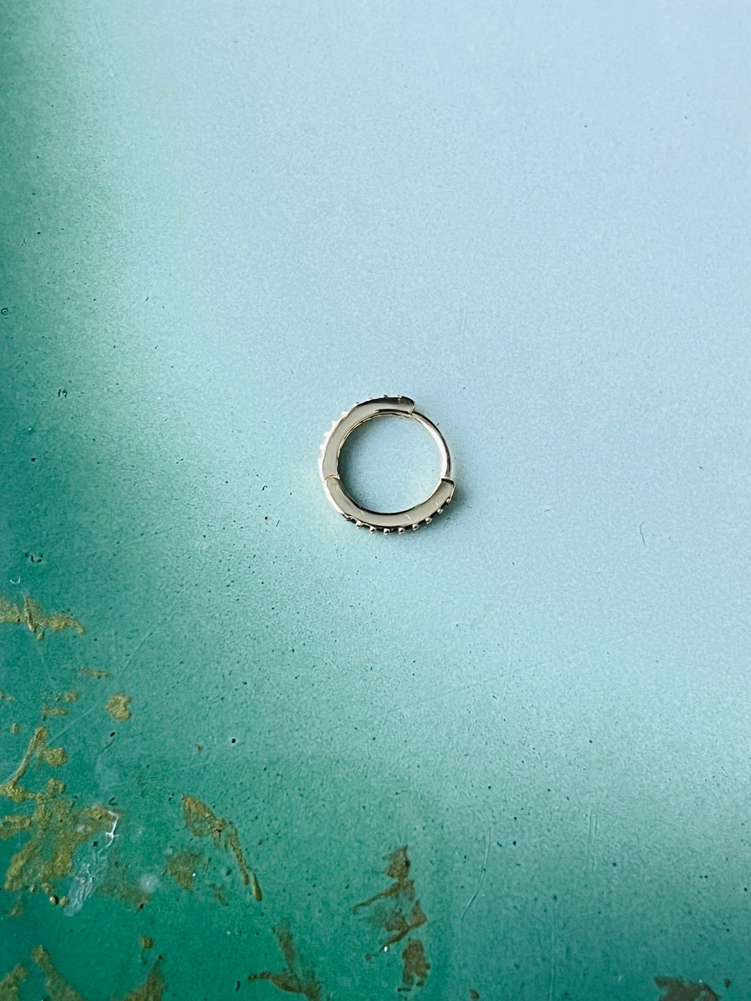 Frøken Dianas salonger øredobber Øredobb - medium hoop - svart