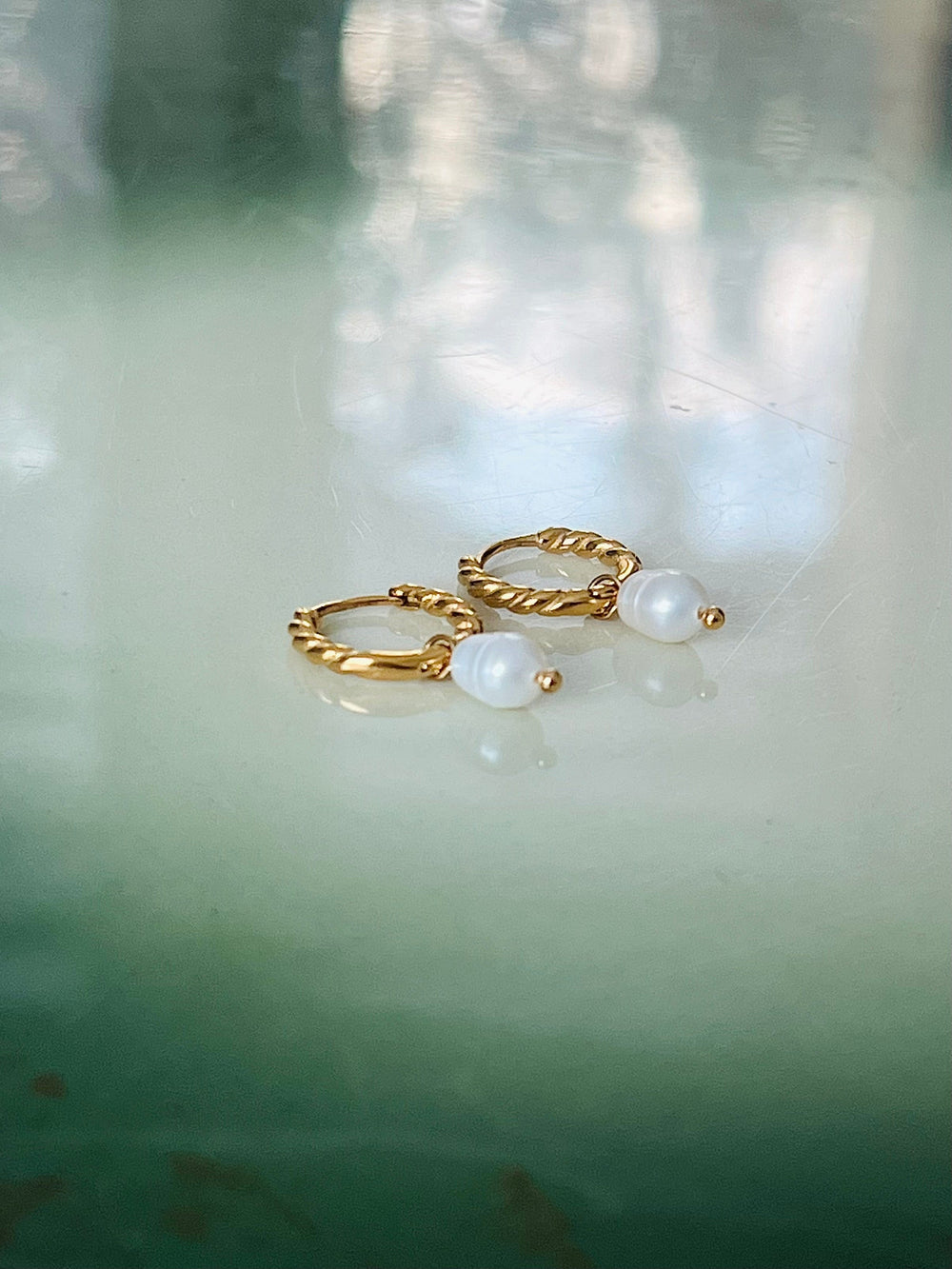 Frøken Dianas salonger øredobber Øredobber rope perle