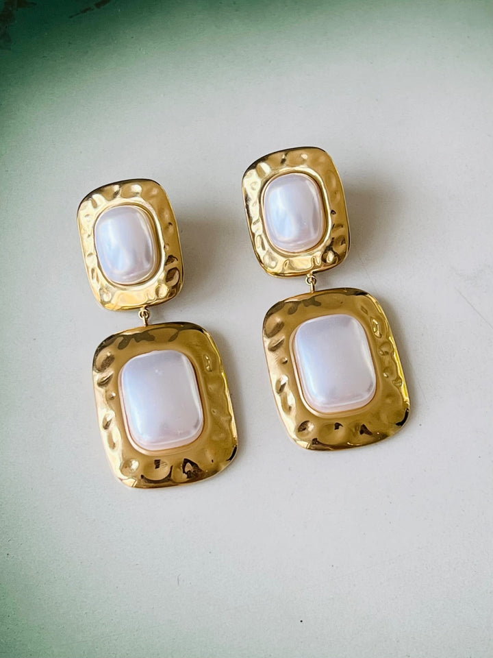 Frøken Dianas salonger øredobber Øredobber statement pearls