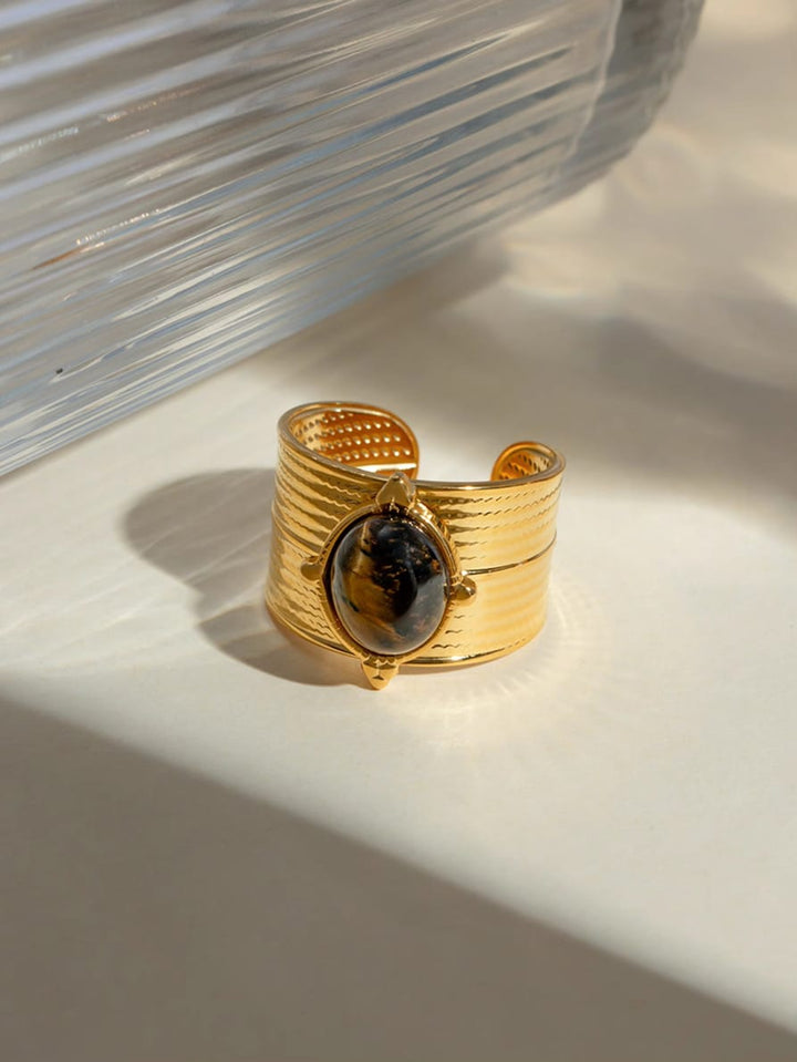 Frøken Dianas salonger ringer Ring brun glød