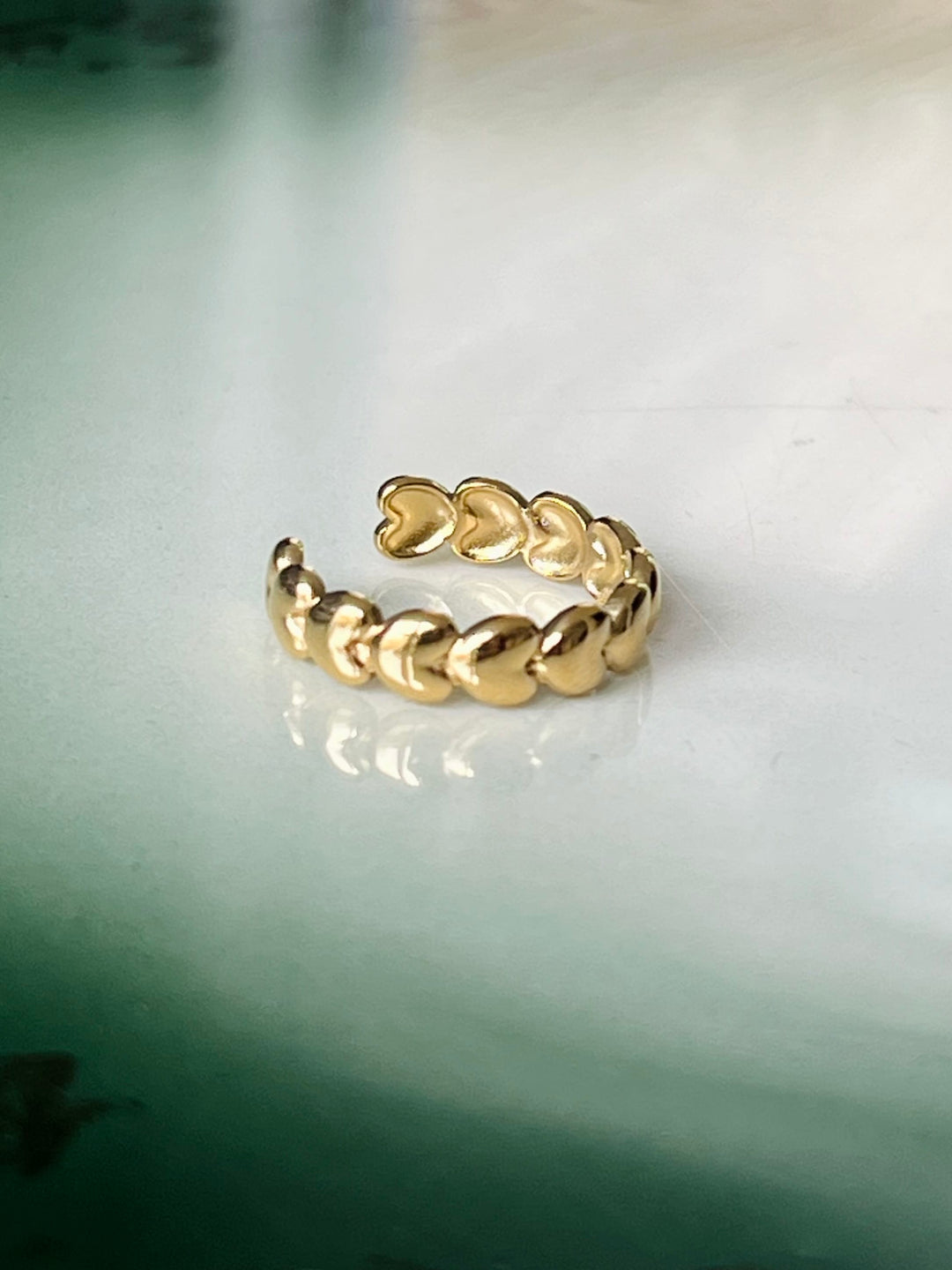 Frøken Dianas salonger ringer Ring gylne hjerter