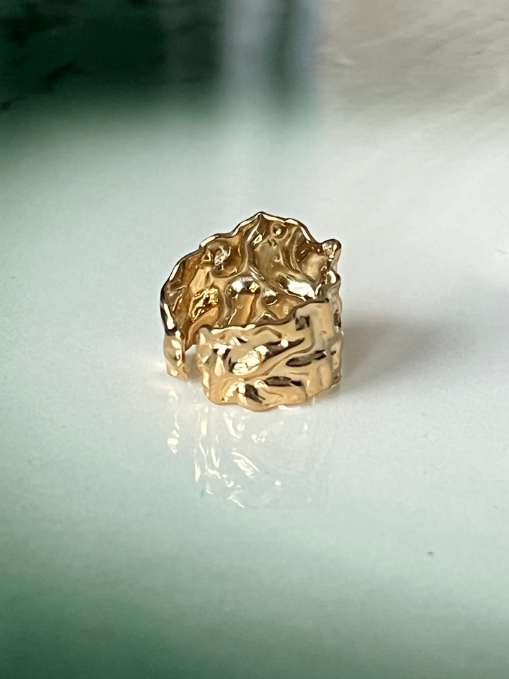 Frøken Dianas salonger ringer Ring hamret gull